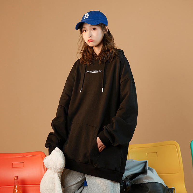 Women's Flocking Reflective Printed Hooded