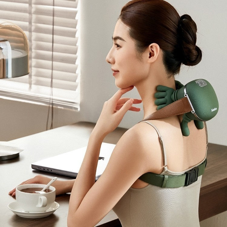 Electric Neck And Shoulder Muscle Massager Wireless Shoulder And Back Kneading Massage Shawl Neck Massager Relax Pain Relief