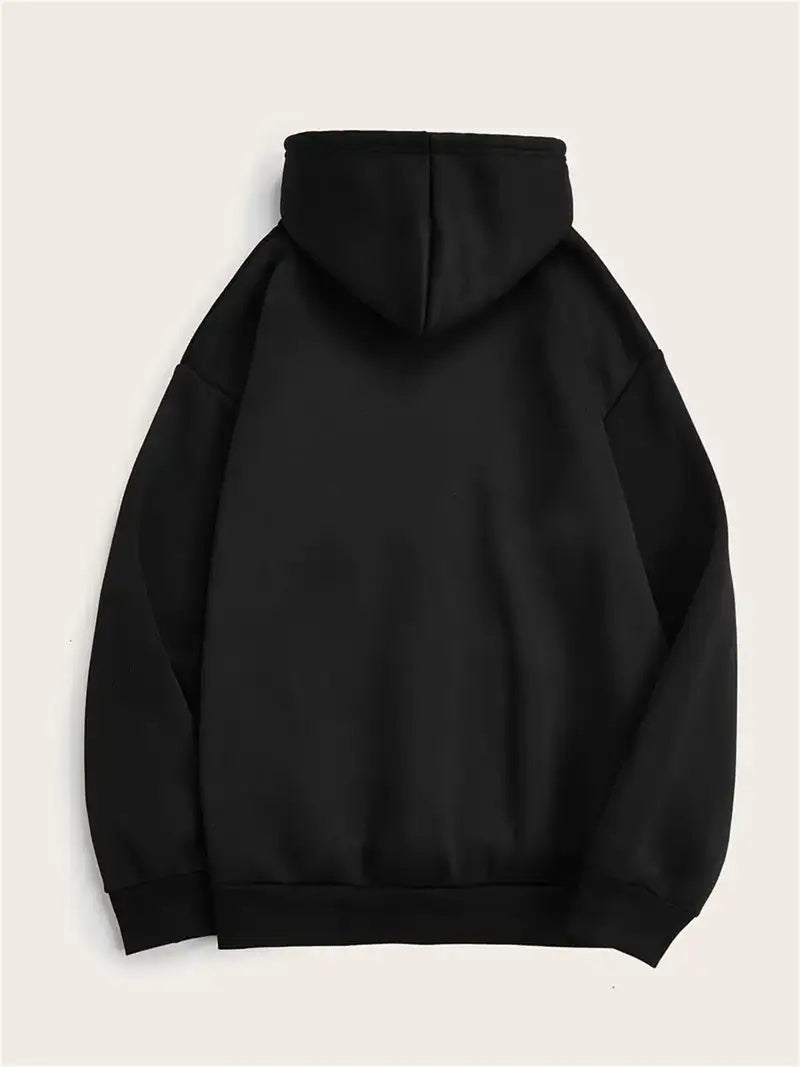 Woman Hoodie Kangaroo Pocket Print